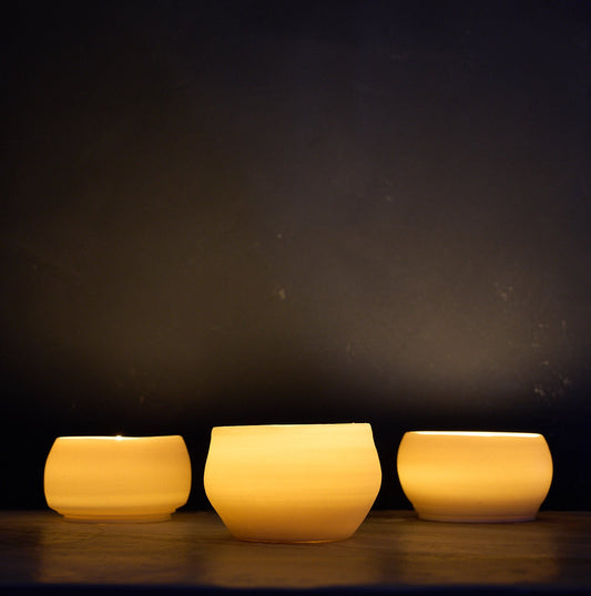 Cocoon Votive, Set of 3